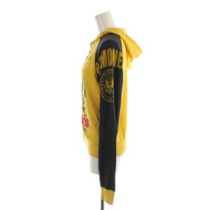 HYSTERIC GLAMOUR RAMONES パーカー ジャケット 上着 F 黄 イエロー フード付き 長袖 ロゴプリント 2CF-7280