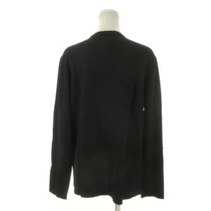 A.A.R Yohji Design Studio ニット セーター ウール L 黒 ブラック 長袖 Vネック /MN2