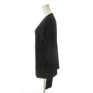A.A.R Yohji Design Studio ニット セーター ウール L 黒 ブラック 長袖 Vネック /MN2