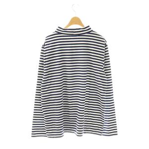 nanamica カットソー ボーダー 長袖 M ネイビー ホワイト /HK ECB004