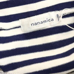 nanamica カットソー ボーダー 長袖 M ネイビー ホワイト /HK ECB004