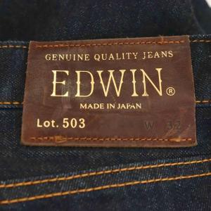 EDWIN 503 デニムパンツ ジーンズ スリムストレート 32 インディゴ /ES ECB004