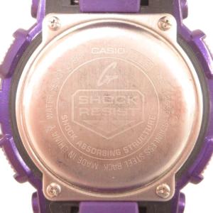 CASIO G-SHOCK クレイジーカラーズ 腕時計 デジタルウォッチ 樹脂バンド クォーツ 紫 パープル GD-100SC /NU
