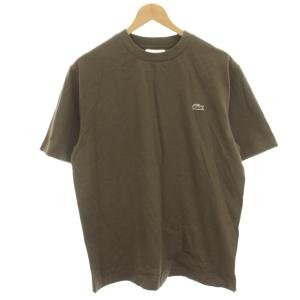 Tシャツ カットソー 4 カーキ 無地 ラウンドネック 半袖 /HN GY53