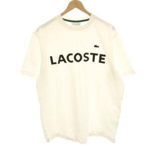 Tシャツ カットソー 4 白 ホワイト ロゴプリント ラウンドネック 半袖 /HN GY53