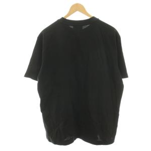 LACOSTE Tシャツ カットソー 4 黒 ブラック 半袖 ロゴプリント /HN GY53