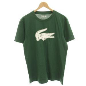 SPORT Tシャツ カットソー 4 緑 グリーン ロゴプリント 半袖 ラウンドネック /HN GY53
