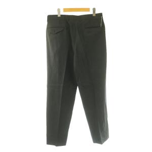 BURBERRY LONDON ツータックワイドパンツ スラックス ウール 88 グレー /SS OS GY53