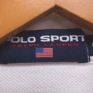 POLO SPORT RALPH LAUREN 国内正規品 ラガーシャツ ボーダー ロゴ刺? ハーフボタン 比翼仕立て 長袖