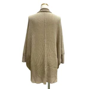 SPECCHIO チュニック プルオーバー カットソー シャトルプリーツ ボウタイ風 メタリックカラー 40 ベージュ /TD