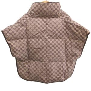 CELINE ダウンベスト ピンク 紫 パープル モノグラム柄 袖なし キルティング /NP ECD004