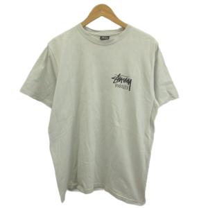 Tシャツ M グレー ロゴプリント クルーネック 半袖 /YU ECD004