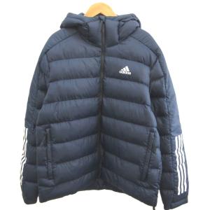 中綿ジャケット 上着 L 紺 ネイビー フード付き 長袖 /NP ECD004