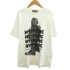 Tシャツ M 白 ホワイト 半袖 グラフィックプリント ガールプリント クルーネック /NP ECD004