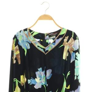 LEONARD FASHION 花柄ワンピース 42 マルチカラー