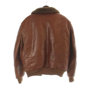 POLO RALPH LAUREN レザージャケット ボア L ブラウン ECD004