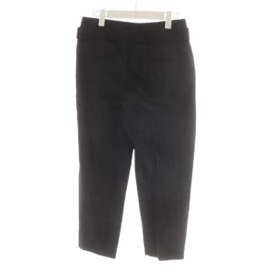 BRUNELLO CUCINELLI パンツ スラックス ストライプ柄 麻 リネン混 40 黒 ブラック /AN55 ECD004