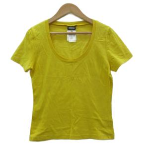 Tシャツ カットソー XS 黄 イエロー 半袖 /SM46 ECA005