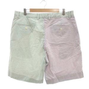 Brooks Brothers ショートパンツ W36 マルチカラー ストライプ柄 切り替えデザイン /SX GY99