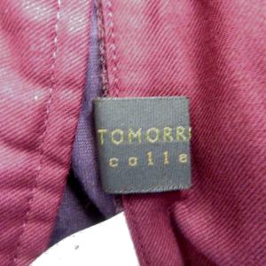 TOMORROWLAND collection テーパードパンツ ロング丈 36 ダークパープル /SM27 ECA005