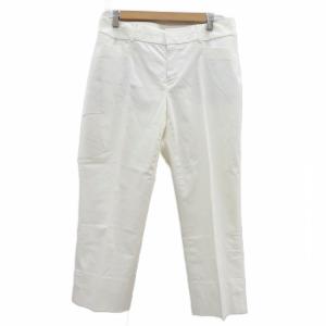 クロップドパンツ 七分丈 44 白 無地 /SY49 ECA005