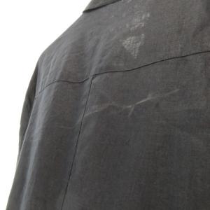 dunhill ジャケット 上着 麻 リネン M 紺 ネイビー 長袖 無地 レギュラーカラー /AH43 ECA005