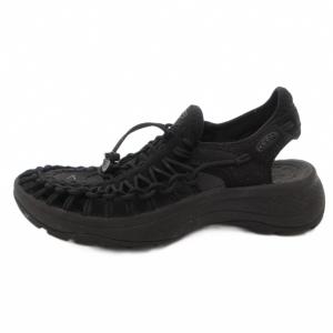 KEEN サンダル シューズ ローカット ロゴ 23.5 黒 ブラック /FF ECE005