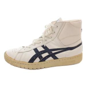 TIGER スニーカー シューズ ハイカット レザー 25.5 白 ホワイト /FF ECE005