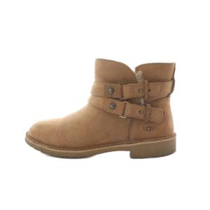 Aliso Boot アリソ ショートブーツ US7 24cm ベージュ アンクル丈 ボア裏地 1014623