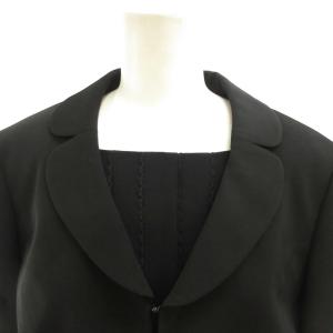 KUMIKYOKU ノアール ブラックフォーマル 喪服 セットアップ 4 黒 ブラック ボレロジャケット付き ワンピース 長袖