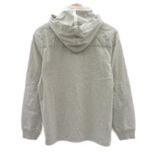 Polo by Ralph Lauren トレーナー パーカー プルオーバー M ライトグレー エルボーパッチ ミドル丈 /YS45 GY74