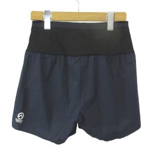 THE NORTH FACE ショートパンツ スポーツウェア L 紺 ネイビー 無地 ウエスト切り替え 裾スリット /MD ECC005