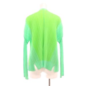 PLEATS PLEASE ISSEY MIYAKE ISSEY MIYAKE  プリーツカーディガン 4 グリーン