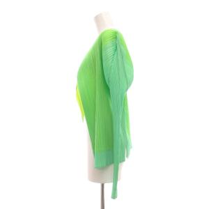 PLEATS PLEASE ISSEY MIYAKE ISSEY MIYAKE  プリーツカーディガン 4 グリーン
