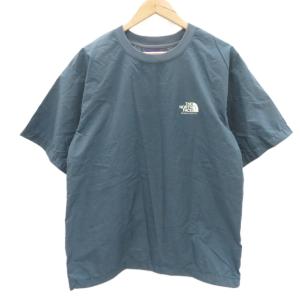 Tシャツ カットソー クルーネック S 紺 ネイビー プリント ラウンドネック 半袖 NP2319N /HO32