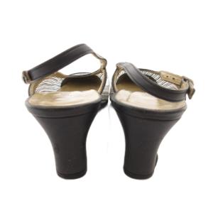 YVES SAINT LAURENT パンプス メッシュ スリングバック ポインテッドトゥ 35 1/2 黒 ブラック /IB GY53