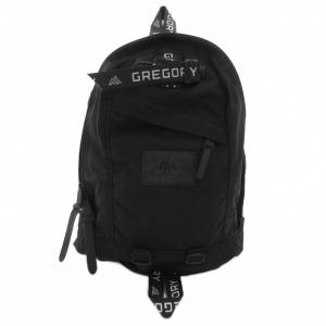 GREGORY デイパック リュック 黒 ブラック CORDURA ロゴ /NL GY53