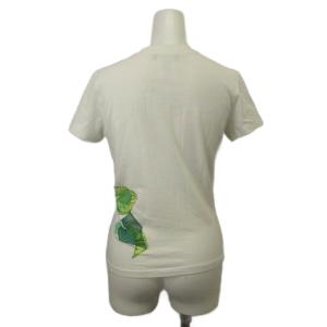Christian Dior Tシャツ カットソー M 白 ホワイト 花柄 半袖 /KK GY53