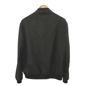 GIVENCHY ジャケット 上着 ウール 50 黒 ブラック 無地 スタンドカラー 長袖 /KK GY53
