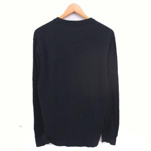 POLO RALPH LAUREN 国内正規品 トレーナー カットソー 丸首 ロゴ刺繍 綿 コットン 長袖 M 黒 ブラック /TT ECD005