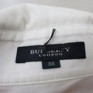BURBERRY LONDON 国内正規品 シャツ ブラウス 七分袖 コットン 38 ホワイト 白 /KT17 ECD005