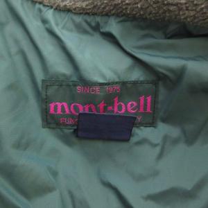 mont-bell フリースジャケット 上着 XL グレー ハイネック 長袖 ジップアップ /NP ECD005