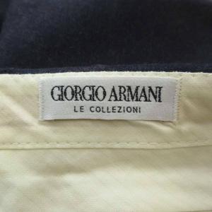 GIORGIO ARMANI パンツ スラックス ウール 紺 ネイビー 無地 /NP ECD005