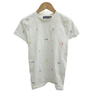 Tシャツ XS 白 ホワイト ロゴプリント 半袖 /NP ECD005