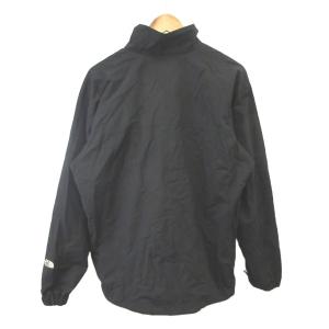 THE NORTH FACE ナイロンジャケット ブルゾン ジャンパー 上着 LL 黒 ブラック 無地 長袖 スタンドカラー /YU