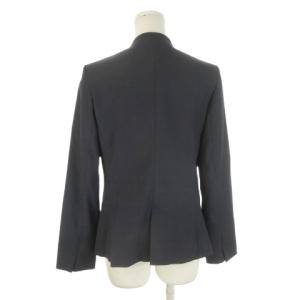PLST プラステ ノーカラー スーツ セットアップ ベージュ Mサイズ PLST プラステ-セットアップ スーツ ジャケット パンツ M グレー 無地