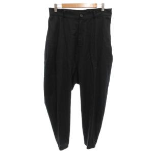 ヨウジヤマモト YOHJIYAMAMOTO サルエルパンツ 変形 バルーンシルエット S 黒 ブラック