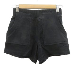 ショートパンツ ハーフパンツ 短パン XS 黒 ブラック /HO33 ECE006