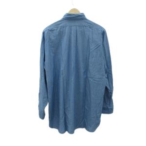 Brooks Brothers シャンブレーシャツ M 水色 ライトブルー ボタンダウン 長袖 /YS40 ECE006
