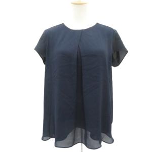 カットソー 40 L 紺 無地 ラウンドネック 半袖 /SY18 ECE006